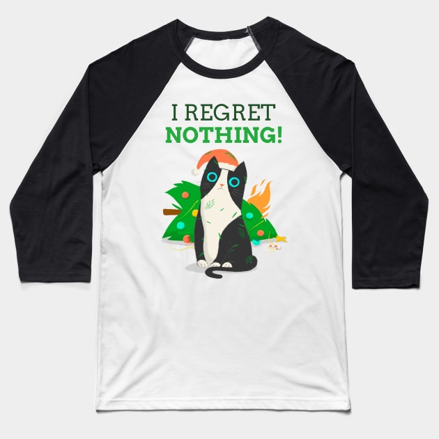 I Regret Nothing Baseball T-Shirt by soondoock